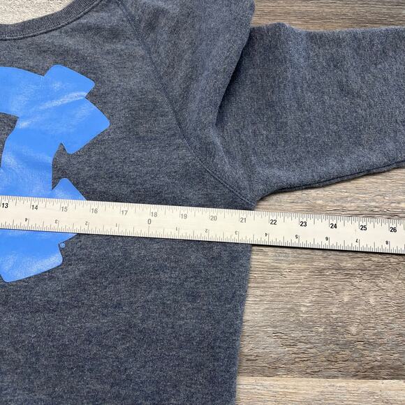 Nike UNC North Carolina Tarheels Heather Blue Women M Fleece Pullover Sweatshirt - Picture 4 of 9